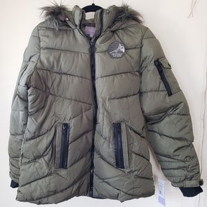 New Madden Girl Army Green jacket